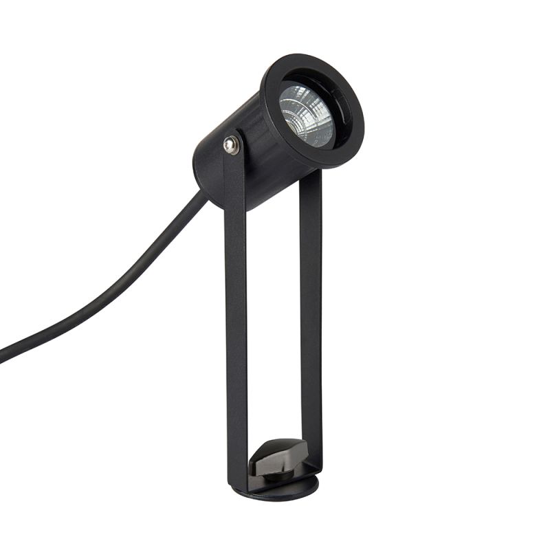 Saxby-95205 - Picco Mini - Outdoor Matt Black LED Spike Spots
