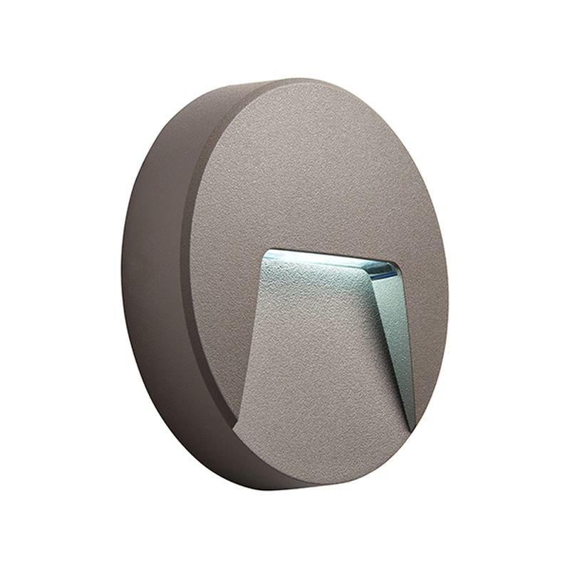 Saxby-95285 - Severus CCT - Outdoor LED Grey & Clear Wall Lamp