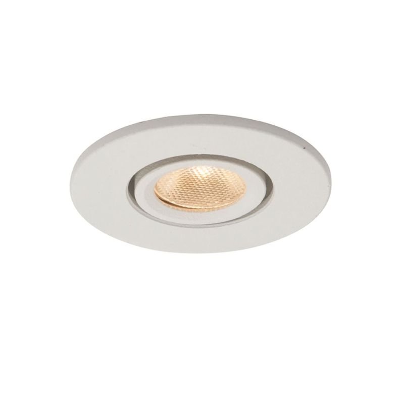 Kitchen Lights - Lalo - LED 3000K Micro White Recessed Downlight Saxby-95286 - Lalo - LED 3000K Micro White Recessed Downlight