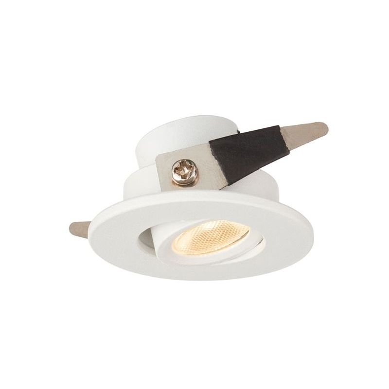 Kitchen Lights - Lalo - LED 3000K Micro White Recessed Downlight Saxby-95286 - Lalo - LED 3000K Micro White Recessed Downlight