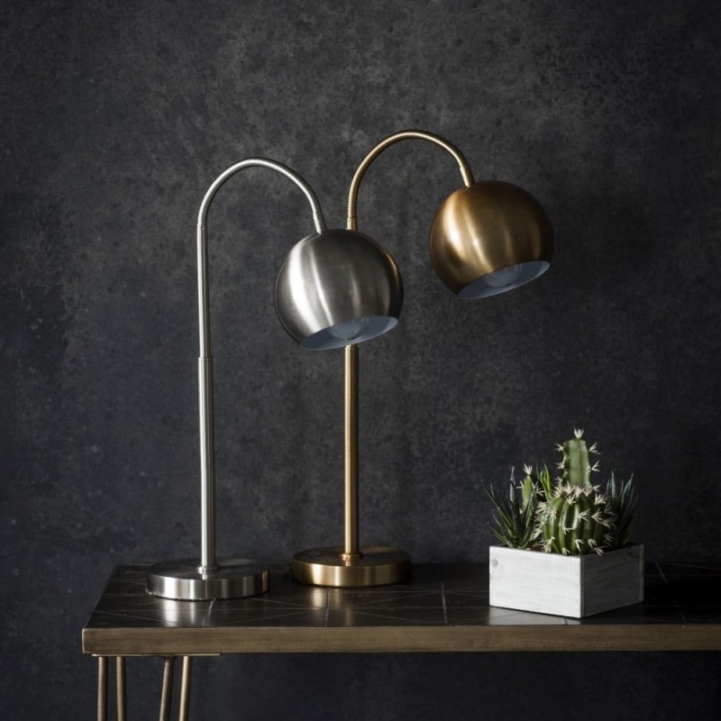 Table & Floor Lamp - Balin - Brushed Bronze Desk Lamp Endon-95458 - Balin - Brushed Bronze Desk Lamp