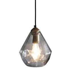Ebbe - Antique Gold Pendant with Clear Glass Ebbe - Antique Gold Pendant with Clear Glass