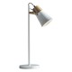 Table & Floor Lamp - Gerik - White with Aged Brass Desk Lamp Endon-95473 - Gerik - White with Aged Brass Desk Lamp