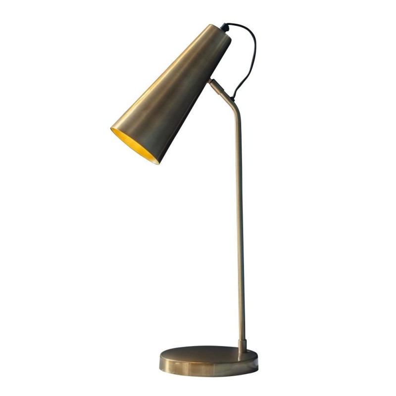 Endon-95475 - Karna - Antique Brass & Gold Desk Lamp