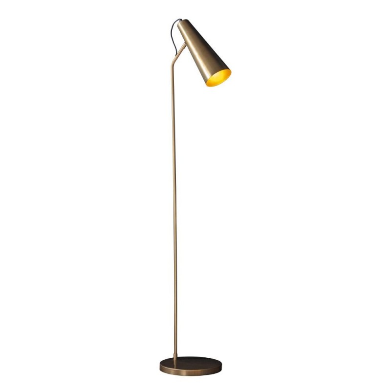 Table & Floor Lamp - Karna - Antique Brass & Gold Floor Lamp Endon-95476 - Karna - Antique Brass & Gold Floor Lamp