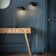 Endon-95478 - Largo - Satin Black & Aged Satin Brass Desk Lamp