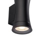 Saxby-95554 - Camber - Textured Black Up&Down Wall Lamp