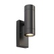 Saxby-95555 - Palin - Photocell Black Up&Down Wall Lamp
