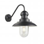 Hereford - Outdoor Black Wall Lamp with Clear Glass  Hereford - Outdoor Black Wall Lamp with Clear Glass