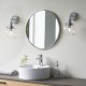 Endon-96129 - Cheswick - Bathroom Clear Glass & Chrome Wall Lamp