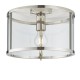 Endon-96150 - Hopton - Clear Glass & Nickel Lantern Ceiling Lamp