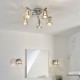 Endon-96454 - Ria - Bathroom Crystal & Chrome 5 Light Ceiling Lamp