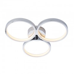Radius - Polished Chrome 3 Light LED Ceiling Lamp Radius - Polished Chrome 3 Light LED Ceiling Lamp