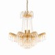 Endon-96819-GO - Adagio - Crystal Glass with Gold 9 Light Chandelier