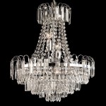 Amadis - Chrome 6 Light Chandelier with Crystal Glass Amadis - Chrome 6 Light Chandelier with Crystal Glass