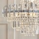 Endon-96826-CH - Amadis - Crystal Glass with Chrome 6 Light Chandelier