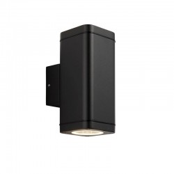 Milton - Outdoor Textured Black Up&Down Wall Lamp Milton - Outdoor Textured Black Up&Down Wall Lamp
