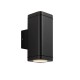 Endon-96911 - Milton - Outdoor Textured Black Up&Down Wall Lamp