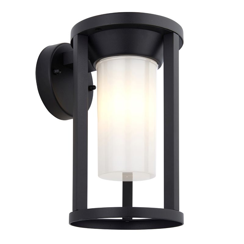 Endon-96916 - Braden - Outdoor White & Textured Black Wall Lamp