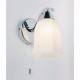 Wall Lights - Alonso - Polished Chrome and Opal Glass Wall Lamp Endon-96961-WBCH - Alonso - Polished Chrome and Opal Glass Wall Lamp