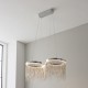Kitchen Lights - Orphelia - LED Chrome with Delicate Chains over Island Fitting Endon-97195 - Orphelia - LED Chrome with Delicate Chains over Island Fitting