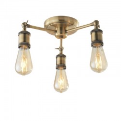 Hal - Antique Brass 3 Light Centre Fitting Hal - Antique Brass 3 Light Centre Fitting