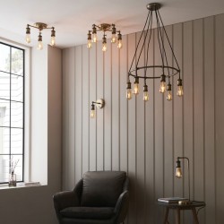 Hal - Antique Brass 3 Light Centre Fitting Hal - Antique Brass 3 Light Centre Fitting