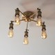 Endon-97244 - Hal - Antique Brass 5 Light Centre Fitting