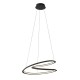 Ceiling Lights - Staten - LED Textured Black Pendant Endon-97606 - Staten - LED Textured Black Pendant
