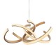 Endon-97614 - Lorenzo - Satin Gold LED Pendant with Crystal