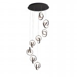 Cosma - Black 8 Light LED Cluster Fitting Cosma - Black 8 Light LED Cluster Fitting