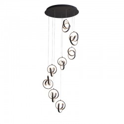Cosma - Black 8 Light LED Cluster Fitting Cosma - Black 8 Light LED Cluster Fitting
