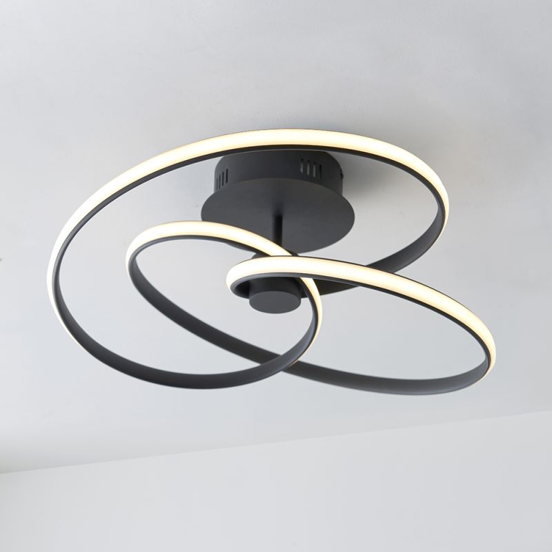 Endon-97633 - Dune - LED Black & White Ceiling Lamp