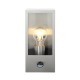 Saxby-97820 - Breton - Outdoor Stainless Steel Lantern PIR Wall Lamp