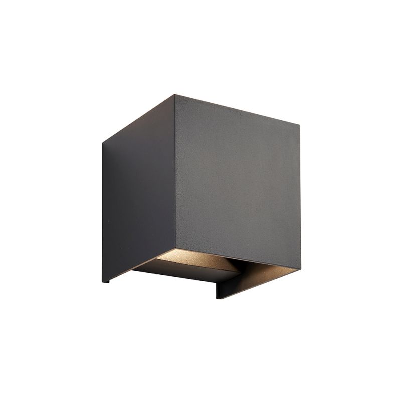Saxby-97824 - Glover - LED Black Up&Down CCT Wall Lamp