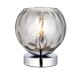 Endon-97976 - Dimple - Smoked Dimpled Glass & Chrome Table Lamp