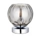 Endon-97976 - Dimple - Smoked Dimpled Glass & Chrome Table Lamp