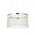 Liliana - Chrome LED Pendant with Crystal