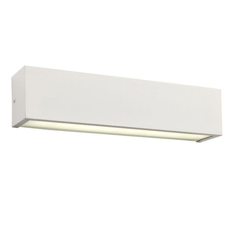 Saxby-98441 - Shale - LED Matt White & Frosted Glass CCT Wall Lamp