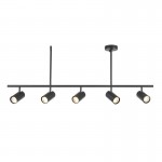 Rez - Matt Black 5 Light Bar Spotlights Rez - Matt Black 5 Light Bar Spotlights