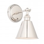 Hal - Bright Nickel Wall Lamp Hal - Bright Nickel Wall Lamp