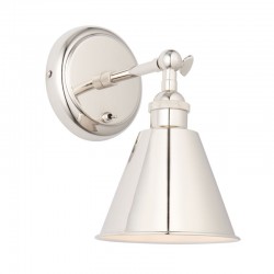 Hal - Bright Nickel Wall Lamp Hal - Bright Nickel Wall Lamp