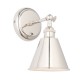 Endon-98716 - Hal - Bright Nickel Wall Lamp