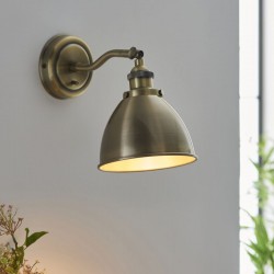 Franklin - Antique Brass Wall Lamp Franklin - Antique Brass Wall Lamp
