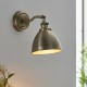 Endon-98746 - Franklin - Antique Brass Wall Lamp