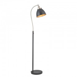 Franklin - Aged Pewter & Matt Black Floor Lamp Franklin - Aged Pewter & Matt Black Floor Lamp