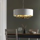 Endon-98938 - Highclere - Vintage White with Gold & Antique Brass 8 Light Pendant