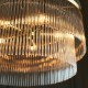Endon-99166 - Marietta - Antique Brass 5 Light Centre Fitting with Clear Glass Rods