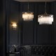 Endon-99167 - Marietta - Antique Brass 3 Light Centre Fitting with Clear Glass Rods