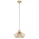 Kimberley - Polished Gold Twist Cage Pendant Kimberley - Polished Gold Twist Cage Pendant